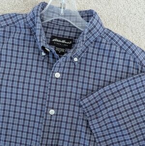 Eddie Bauer Men's Button Down Short Sleeve Shirt Sz M
